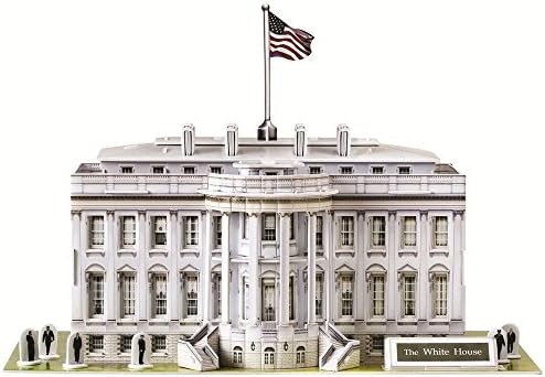 3D Model Puzzle Jigsaw Pop Out World The White House DIY Educational Toy