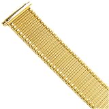 Watch Band Expansion Metal Stretch Gold Plated Thin line fits 16mm to 20mm