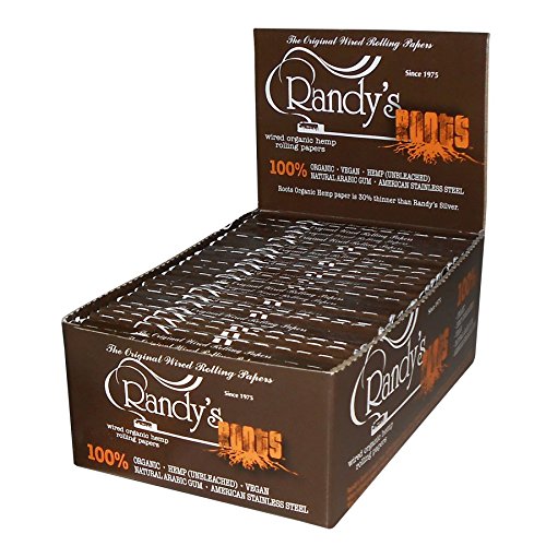 #RP256 25pc Display - Randy's Roots Wired Organic Hemp Rolling Papers - 3jlYjgtR3a Original 77mm PnJGTsS9W (24 Leaves per Book) smoking smoke tobacco cigarette cigar frie 25pc Display - Randy's Roots Wired Organic Hemp Rolling Papers - Original 77mm (24 Leaves per Book)100% Organic YGtpUSaKV â€¢ Vegan â€¢ Unbleached Hemp â€¢ Natural Arabic XVJK9vVw Gum â€¢ American Stainless SteelRoots Organic Hemp paper is 30% thinner than Randy's Silver papers.