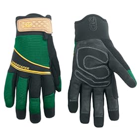 Click here to buy Custom LeatherCraft 185M Landscaper Glove, Medium by Custom Leather Craft.