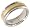 14K Two-Tone Gold Twisted Wire Comfort Fit Wedding Band Ring
