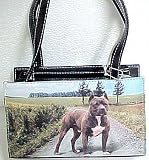 Pit Bull Terrier Handbag Purse Pitbull Dog Evening Bag
