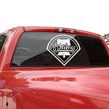 Philadelphia Phillies 18'' x 18'' White Logo Decal