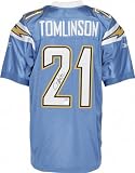 LaDainian Tomlinson Autographed Jersey | Details: San Diego Chargers, Reebok, Authentic, Powder Blue