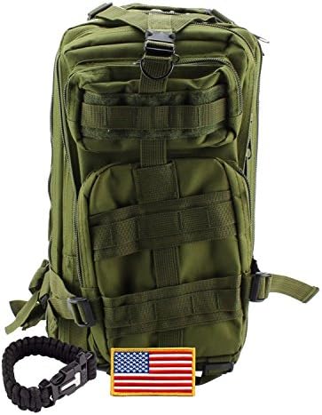 Military Backpack ideal for Outdoor, Hiking, Camping, Backpacking and Hunting - 30L Army Survival Molle Rucksack