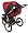 Schwinn Free Wheeler AL Double Swivel Wheel Jogger Stroller (Red/Black)
