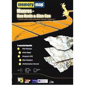 Memory-Map V5 Munros - Ben Nevis & Glencoe OS 1:25,000