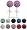ONE PAIR of Crystal Stud Earrings by GlitZ JewelZ &Acirc;&copy; - 5/16' (8MM) - bling bling!! Comes packed in a lovely velvet pouch - For the matching pendant (2nd picture ) and other colors/sizes choose from the menu below