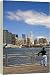 Lower Manhattan viewed from Fulton Ferry Landing - 40 Inch Canvas Print (101cm) by Robert Harding