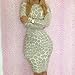 White Unique Sexy Back Hollow Long Sleeve Stone Line New Hot Bandage Party Dress