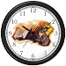 Icons of Australia: Sydney Opera House, Koala & Kangaroo Sign Wall Clock by WatchBuddy Timepieces (Hunter Green Frame)