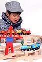 130-Piece Melissa And Doug Wooden Railway Set & Free "Choo Choo Boogaloo" CD