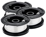 Black & Decker AF-100-3ZP String Trimmer Replacement Spool With 30-Feet Of .065-Inch Line - 3 Pack 