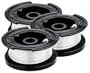 Black & Decker AF-100-3ZP 30-Feet 0.065-Inch Line String Trimmer Replacement Spool, 3-Pack
