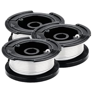 Black and Decker AF-100-3ZP 30-Feet 0.065-Inch Line String Trimmer Replacement Spool, 3-Pack by 