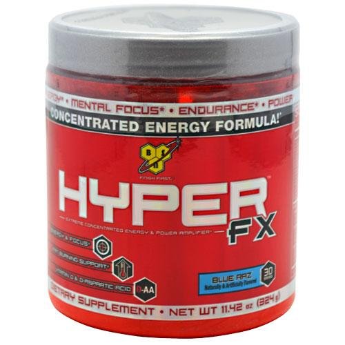 BSN Hyper FX Dietary Supplement, Blue Raspberry, 324 Grams