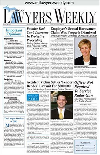 Michigan Lawyers Weekly