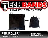 picture of TECHBANDS HOME STARTER | PREMIUM QUALITY 11 PIECE RESISTANCE BANDS SET | INCL. INSTRUCTION LEAFLET | YOGA PILATES ABS | HOME GYM ULTIMATE FITNESS EXERCISE CORDS TUBES | 1 YEAR WARRANTY