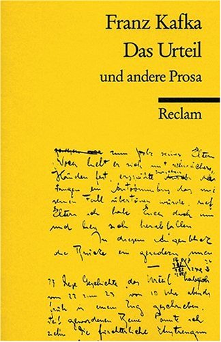 Das Urteil und andere Prosa