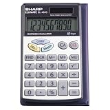 Sharp EL-480SRB 10-Digit Twin Powered Basic Handheld Calculator