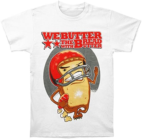 We Butter The Bread With Butter Men's Run Run Run T-shirt Small White