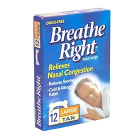 Breathe Right Tan, Large 12 CT