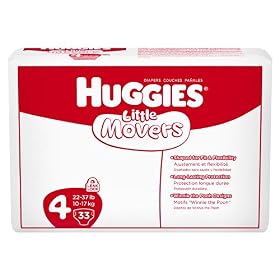 Huggies Supreme Little Movers, Size 3, 80-CountHuggies Little Movers Diapers