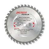 Avenger AV-49940 Steel Cutting Saw Blade, 4-inch by 20 tooth,20mm arbor with 10mm adapter bushing, C-6, TCG