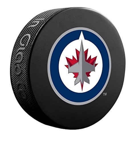 Sherwood Winnipeg Jets Replica Primary Logo Puck Official by Sher-Wood