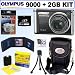 Olympus Stylus 9000 12 MP Digital Camera (Black) + 2GB Accessory Kit