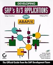 Developing Saps R/3 Applications with ABAP/4 with CD-ROM
