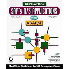 Developing Sap's R/3 Applications With Abap/4