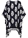 SweatyRocks Women Kimono Vintage Floral Beach Cover Up