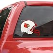 Louisville Cardinals Helmet Window Cling
