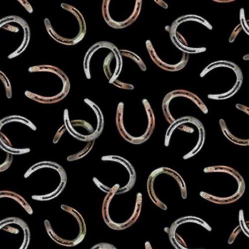 Elizabeth Studios Horse Breeds Black Horse Shoes