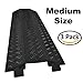 Drop Trak Cable & Hose Protector - Medium - Black - 3 Pack