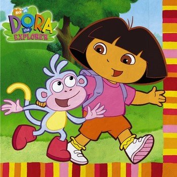 Dora the Explorer Party Beverage Napkins 16 Pack - Buy Dora the Explorer Party Beverage Napkins 16 Pack - Purchase Dora the Explorer Party Beverage Napkins 16 Pack (Party Supplies, Toys & Games,Categories,Party Supplies,Tableware,Napkins)