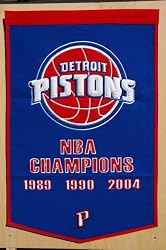 Detroit Pistons - Dynasty Banners (Pennants)