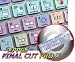 APPLE SIZE STICKER FOR KEYBOARD APPLE FINAL CUT PRO X GALAXY SERIES