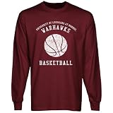 NCAA ULM Warhawks Club Long Sleeve T-Shirt - Maroon