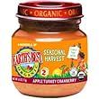 Earth's Best Organic 2nd Seasonal Harvest Apple Turkey Cranberry, 4-Ounce Jars (Pack of 12)