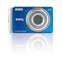 BenQ DC E1480 Digitalkamera (14 Megapixel, 5-fach opt. Zoom, 6,9 cm (2,7 Zoll) Display, bildstabilisiert) blau