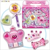 Princess Cosmetic Gift Set with Fancy Lip-glosses, Tiara Hair Clip & More