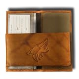 Phoenix Coyotes NHL Leather Embossed Checkbook Cover