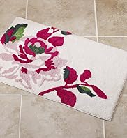 Peony Floral Bath & Pedestal Mat