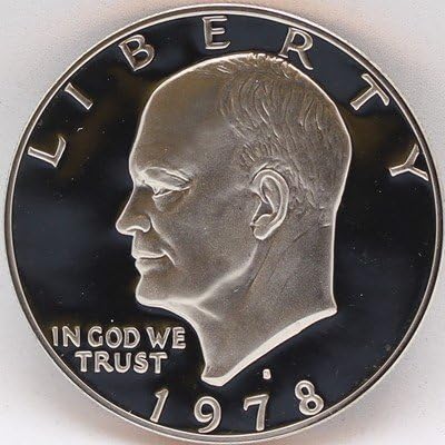 1978-S Clad Proof Eisenhower Dollar by San Francisco Mint
