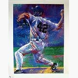 Mariano Rivera Autographed Limited Edition Print Bill Lopa Glicee On Canvas