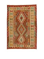 Design Community By Loomier Alfombra Kelim Kaudani (Rojo/Multicolor)