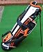 Legend Golf Gear Milano 6" Stand Bag, Weiß / Orange / Schwarz