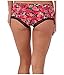 Kensie Womens Maya Micro Floral Lace Trim Nylon Cheeky Boyshort Panty